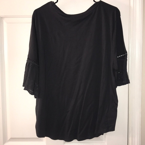 NWT Loft Eyelet Sleeve Top - Picture 6 of 7